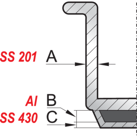 YATO GASTRO Oala cu capac, 12 litri, 250 x 250 mm, inox