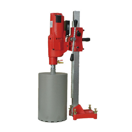 SH - RESIGILAT - Masina de carotat profesionala pt. beton armat si materiale dure Ø255mm, 4.25kW, stand inclus - CNO-OB-255E