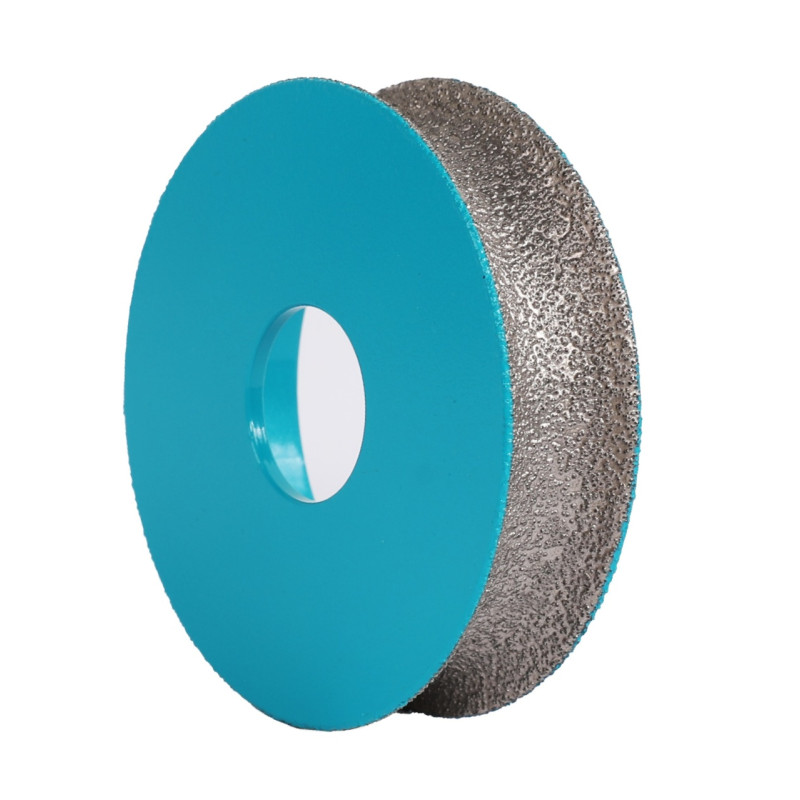 Freza diamantata pentru profilare granit, marmura, gresie Profil Semicerc exterior, R-10mm, ∅75x22,23mm