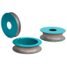 Freza diamantata pentru profilare granit, marmura, gresie Profil Semicerc exterior, R-10mm, ∅75x22,23mm