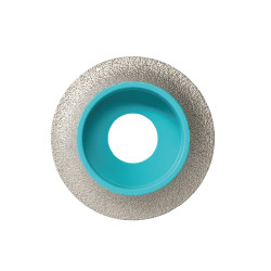 Freza diamantata pentru profilare granit, marmura, gresie Profil Semirotund , R-10mm, ∅75x22,23mm