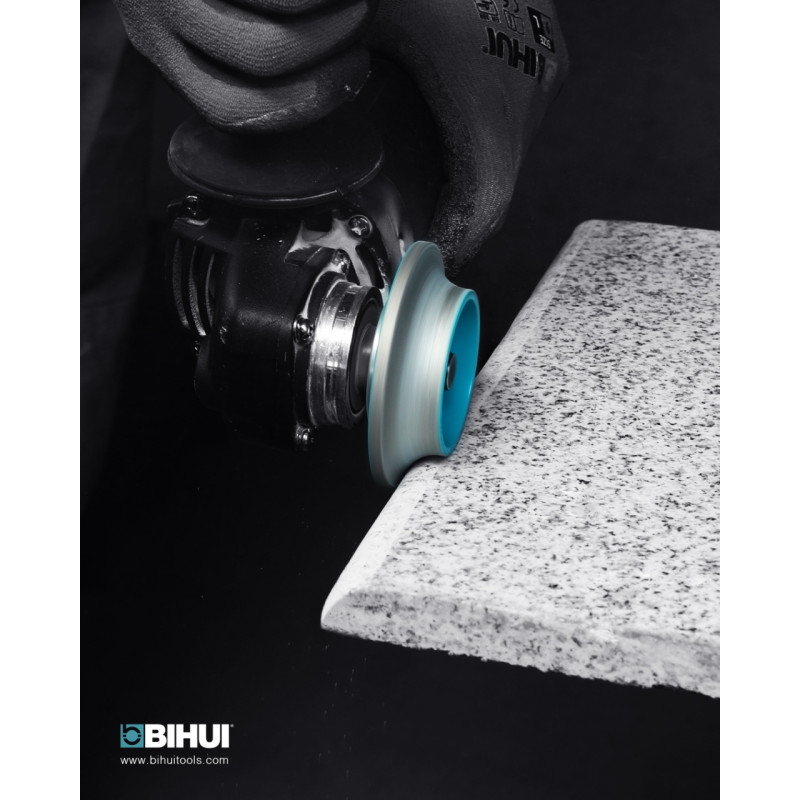 Freza diamantata pentru profilare granit, marmura, gresie Profil Semirotund , R-10mm, ∅75x22,23mm