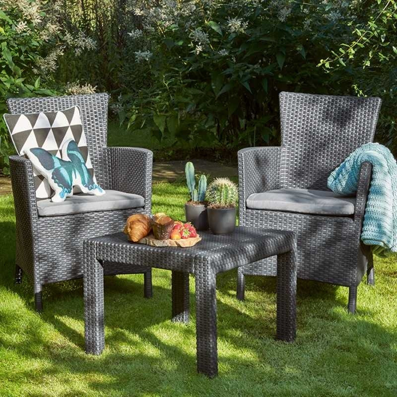 CURVER Set mobilier balcon Rosario, grafit