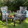 CURVER Set mobilier balcon Rosario, grafit