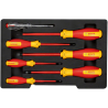 1600A02NF7 BOSCH Set 7 surubelnite izolate VDE 1000V, profil SL 2.5-6.5,PH1,PH2, tester tensiune SL3