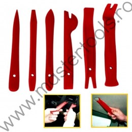 Set de dispozitive din plastic rezistent pentru cleme tapiterii TOOLHUB