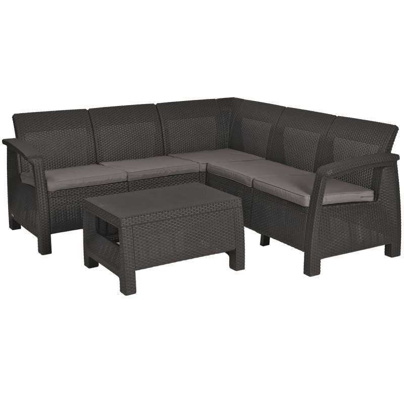KETER - Set mobilier gradina Corfu Relax, graphite