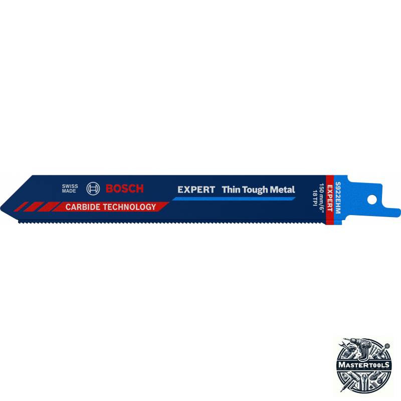 2608900360 BOSCH EXPERT Panza fierastrau sabie, nox/profile din otel, Expert Thin Tough Metal,150 mm