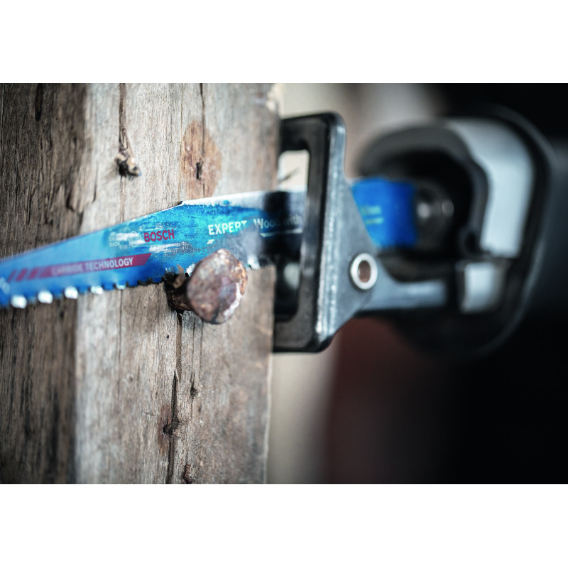 2608900399 BOSCH EXPERT Set 3 panze fierastrau sabie,lemn/lemn cu cuie,225x25x1.25mm