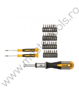 64655 VOREL Surubelnita cu clichet si accesorii