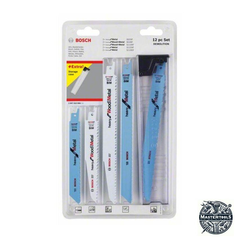 BOSCH EXPERT Set de 12 panze de ferastrau sabie Demolition