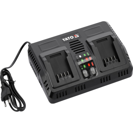 YATO Incarcator rapid dublu Li-Ion 18V (2.4-4.5A)