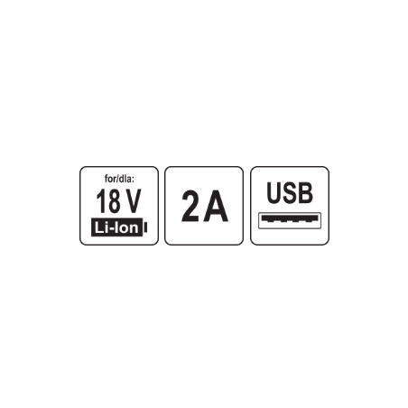YATO Incarcator masina 18V (2A)