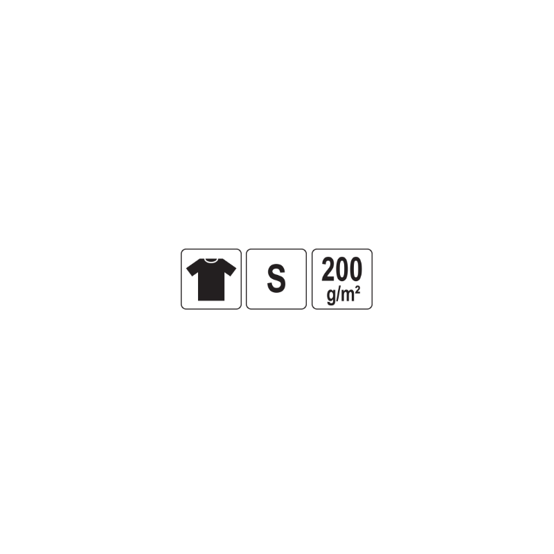 YT-78432 YATO Tricou portocaliu 95% bumbac, 5% elastan, marimea S