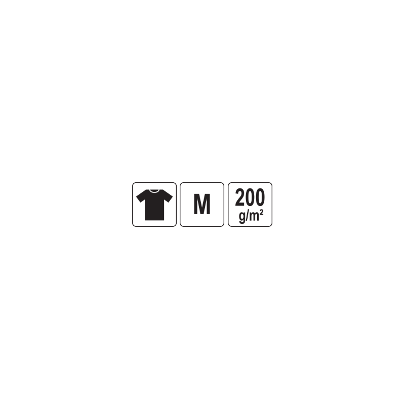 YT-78433 YATO Tricou portocaliu 95% bumbac, 5% elastan, marimea M