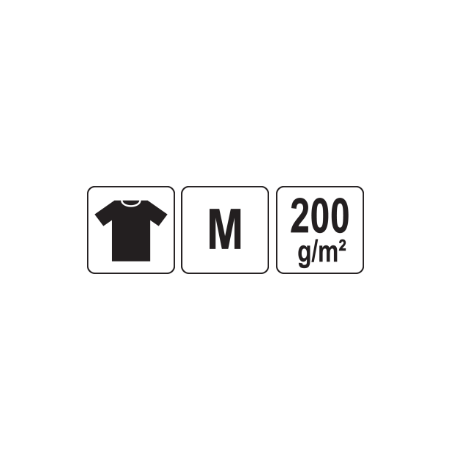 YT-78433 YATO Tricou portocaliu 95% bumbac, 5% elastan, marimea M