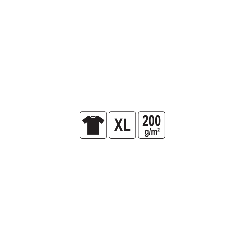 YT-78441 YATO Tricou verde 95% bumbac, 5% elastan, marimea XL