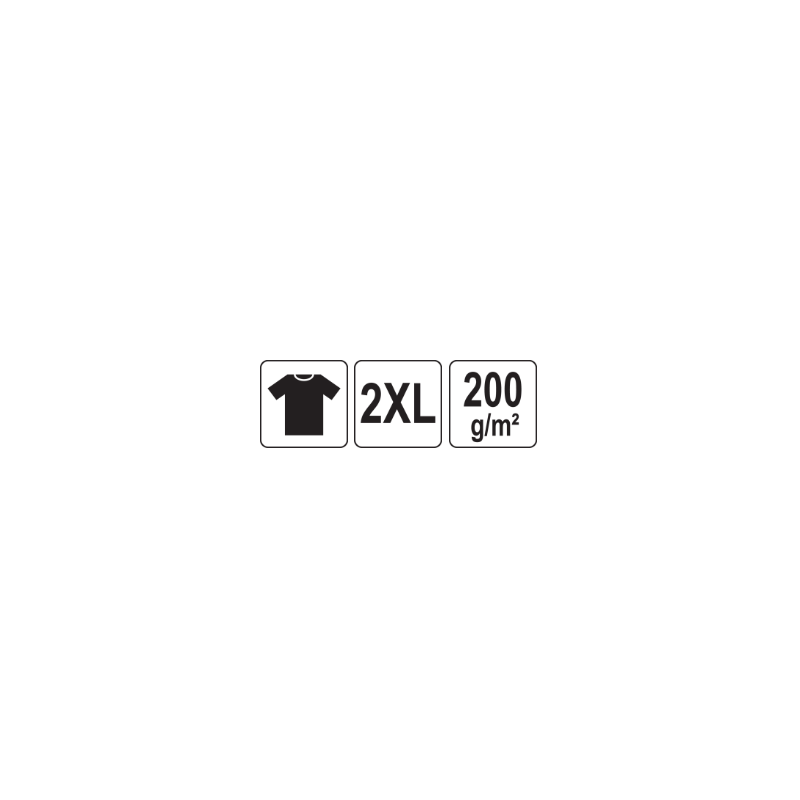 YT-78442 YATO Tricou verde 95% bumbac, 5% elastan, marimea XXL