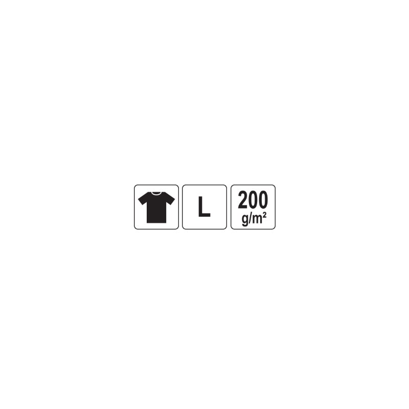YT-78446 YATO Tricou albastru 95% bumbac, 5% elastan, marimea L