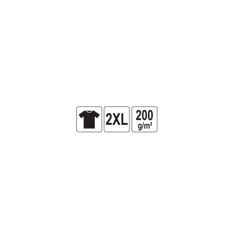 YATO YT-78448 Tricou albastru 95% bumbac, 5% elastan, marimea XXL