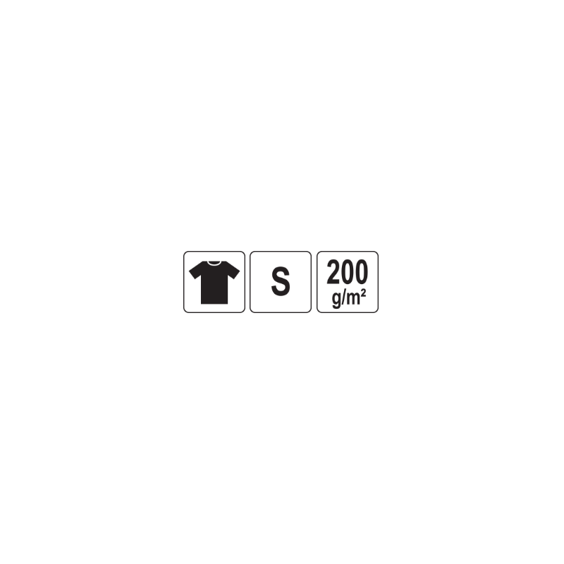 YT-78450 YATO Tricou gri 95% bumbac, 5% elastan, marimea S