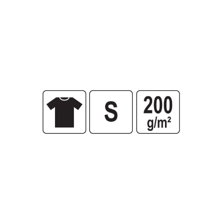 YT-78450 YATO Tricou gri 95% bumbac, 5% elastan, marimea S