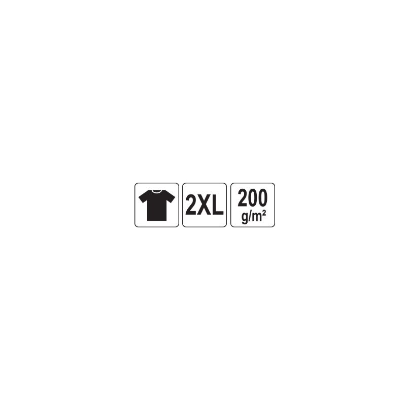 YT-78454 YATO Tricou gri 95% bumbac, 5% elastan, marimea XXL