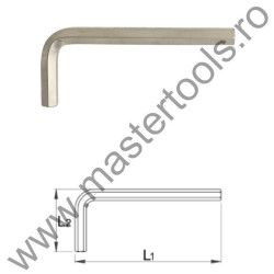 UNIOR Cheie imbus hexagonal 220/3, 17 mm