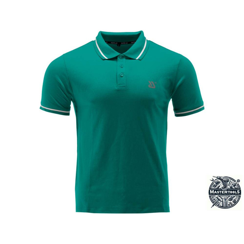 YATO Tricou POLO verde, 100% bumbac, marimea XL