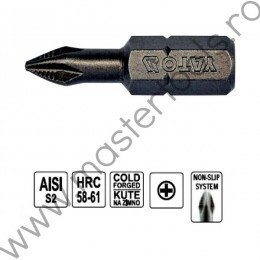 YT-04762 YATO Set 10 biti PH3, prindere hexagonala 1/4", lungime 25 mm