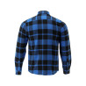 YATO Camasa in carouri din flanel,100% bumbac,albastru-negru,marimea L