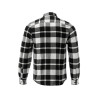 YATO Camasa in carouri din flanel, 100% bumbac, alb-negru, marimea M