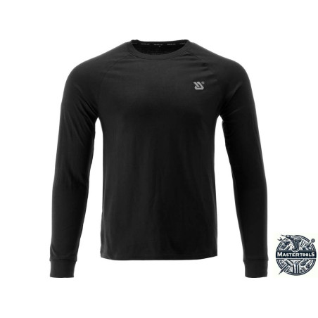 YATO Tricou cu maneca lunga 100% bumbac, negru, marimea M