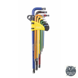 Top Master Pro Set 9 chei TORX T10-T50 extra lungi COLOR