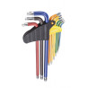 Top Master Pro Set 9 chei TORX T10-T50 extra lungi COLOR