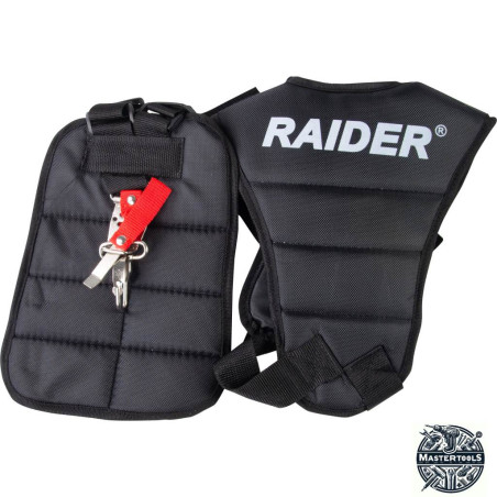 RAIDER Ham negru cu barete late pentru umeri și burete moale