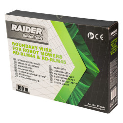 RAIDER Fir perimetral pentru robotul de tuns gazonul RD-RLM44 si RLM45, 100 m