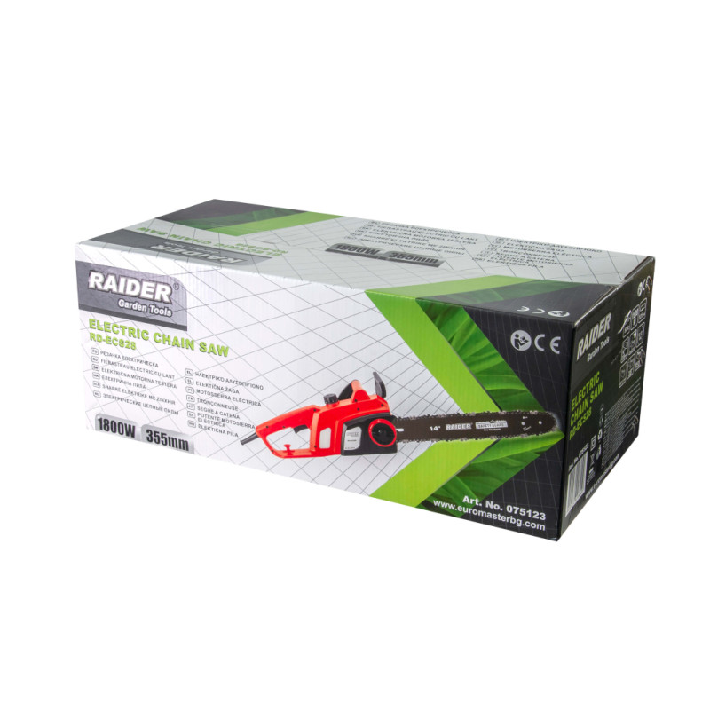 RAIDER RD-ECS28 Fierastrau electric cu lant 1800W, 355mm,pas 3/8"