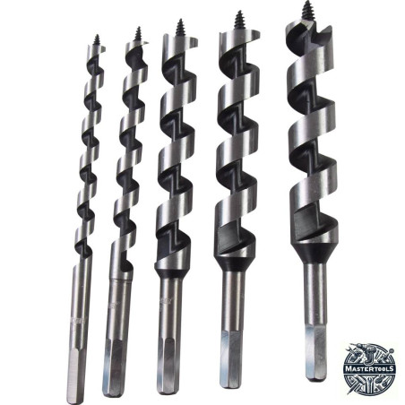 RAIDER Set 5 burghie prindere hexagonala pentru lemn,10-22 mm, 25 mm