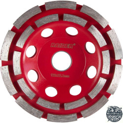 RAIDER Disc diamantat pentru slefuit beton Long Life, 125 x 22.2 mm