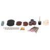 RAIDER Set mini polizor drept 135W, viteza variabila cu 40 accesorii