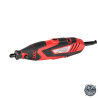 RAIDER Set mini polizor drept 135W, viteza variabila cu 40 accesorii