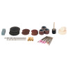 RAIDER Set mini polizor drept 135W, viteza variabila cu 40 accesorii