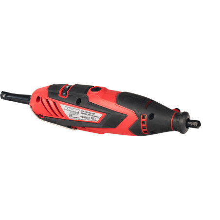 RAIDER Set mini polizor drept 135W, viteza variabila cu 40 accesorii
