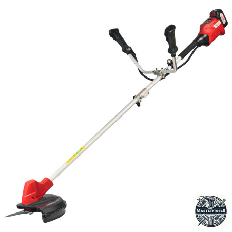 RAIDER Trimmer pliabil compatibil cu Li-Ion 20V, 4Ah cu lama/mosor