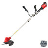 RAIDER Trimmer pliabil compatibil cu Li-Ion 20V, 4Ah cu lama/mosor