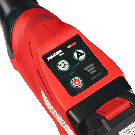 RAIDER Trimmer pliabil compatibil cu Li-Ion 20V, 4Ah cu lama/mosor