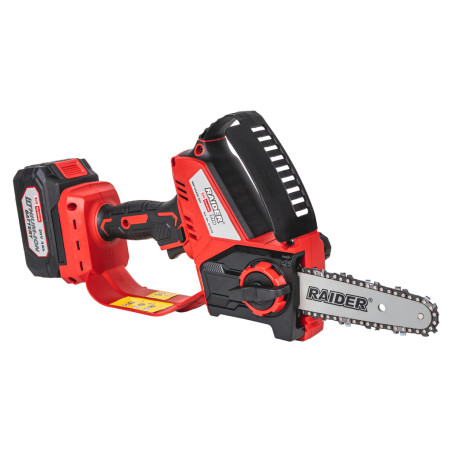 RAIDER Mini Fierastrau cu lant cu Li-Ion 20V 4Ah, pas lant 1/4, 150mm