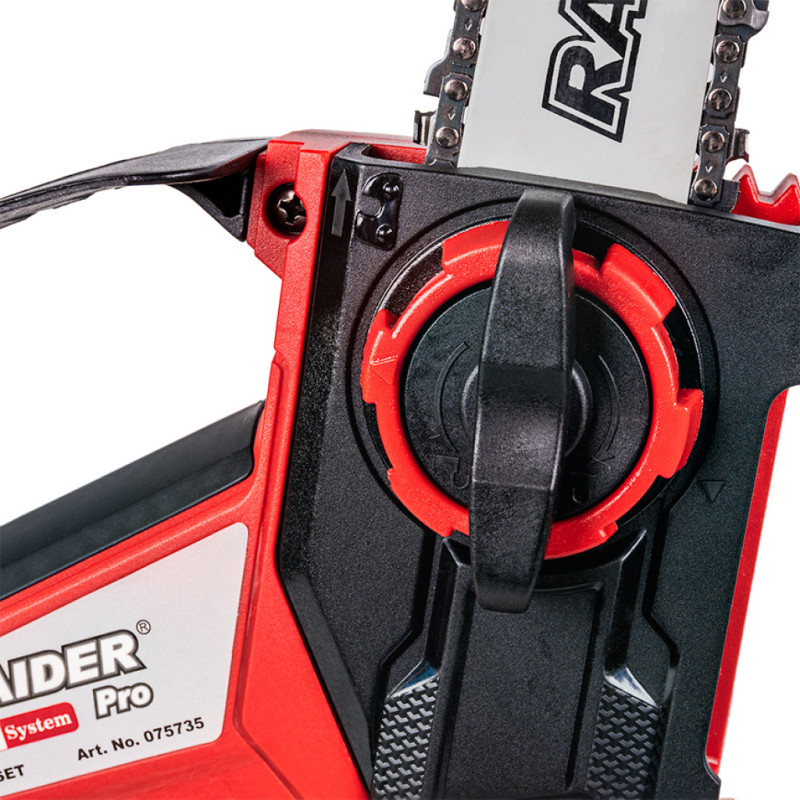 RAIDER Mini Fierastrau cu lant cu Li-Ion 20V 4Ah, pas lant 1/4, 150mm