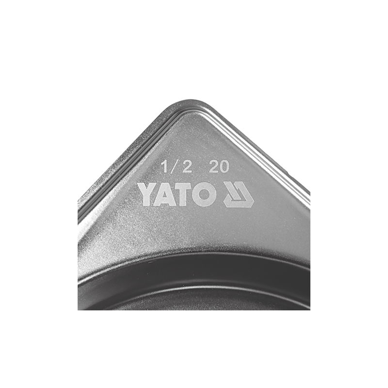 YATO GASTRO Tava gastronorm Inox, 3.4 l, 17.6 cm, Argintiu, GN 1/6